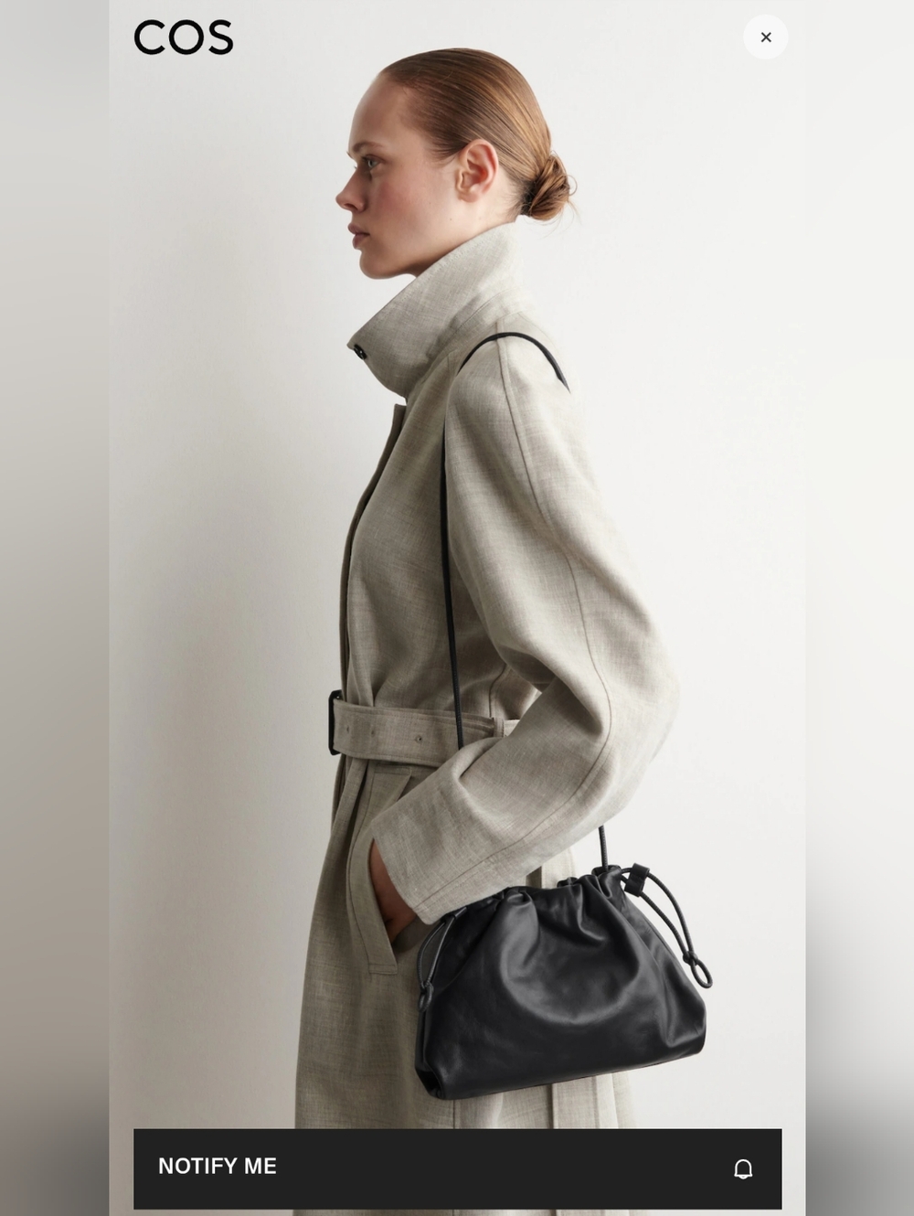 COS MINI CAVATELLI CLUTCH BAG - Picture 9 of 9